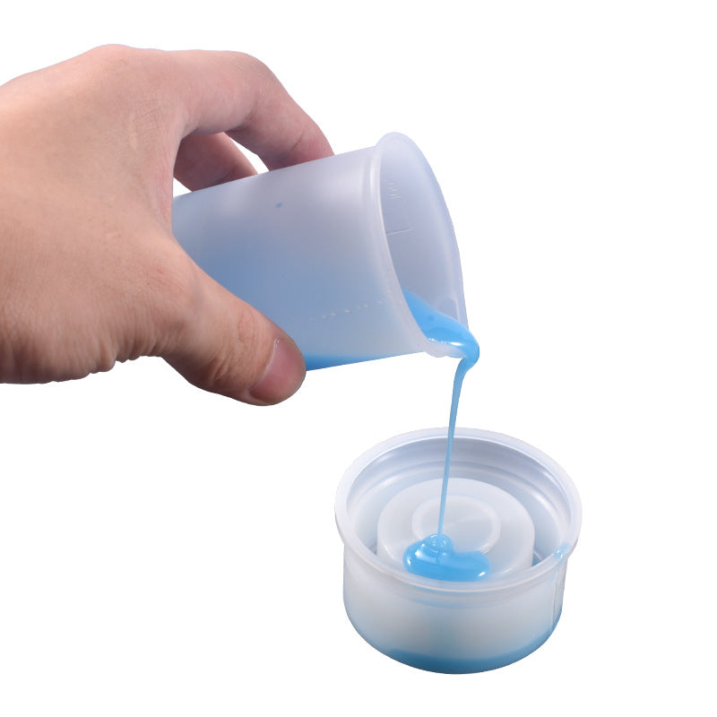 30ml 100ml 250ml 600ml Silicone Measuring Cup UV Epoxy Resin Silicone Mixing Cup DIY Tools Resin Crafts Jewelry Mixing Tool