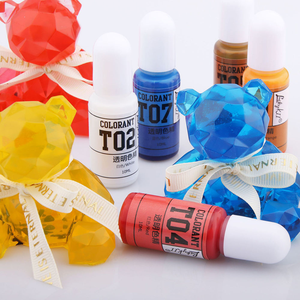New 14 Colors Liquid Transparent Resin Pigment Clear Colorant Dye for Epoxy Resin Crafts DIY Jewelry Art