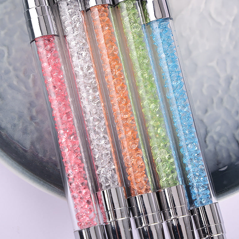 Colorful Nail Art Double-headed Silicone Pen Set Silicone Head Nail Brush Nail Art Embossing Pen 5 PCS