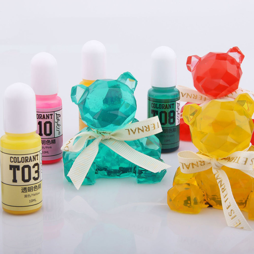 New 14 Colors Liquid Transparent Resin Pigment Clear Colorant Dye for Epoxy Resin Crafts DIY Jewelry Art