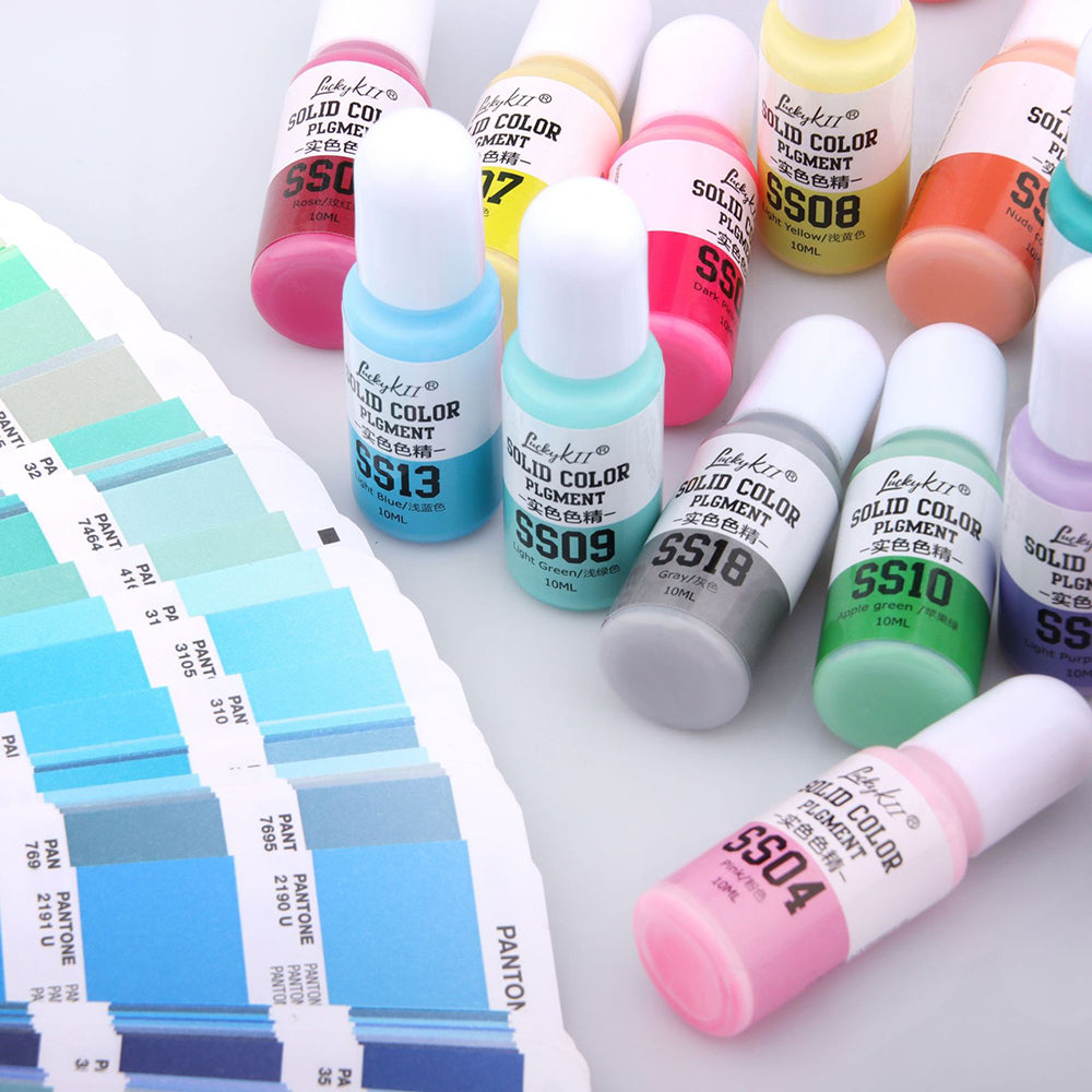 New 18 Colors Liquid Solid Pigment Opaque Pigment Oil Based Colorant Dye For DIY UV Epoxy Resin Art