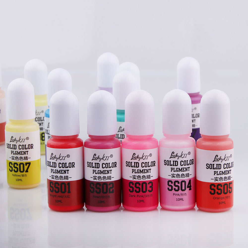 New 18 Colors Liquid Solid Pigment Opaque Pigment Oil Based Colorant Dye For DIY UV Epoxy Resin Art