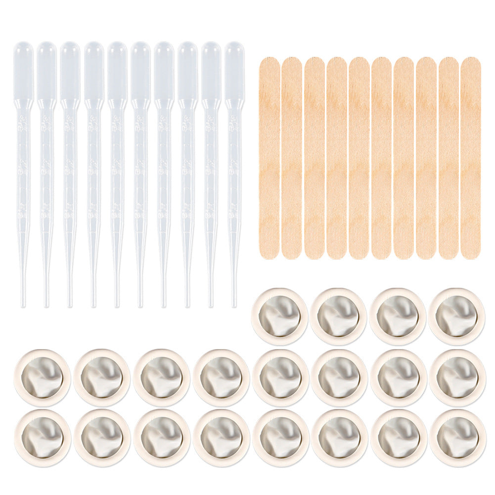 DIY Crystal Epoxy Resin Tool Set Measuring Cup Dropper Spoon Finger Cover Stirring Stick UV Resin Accessories Tool Set Kit