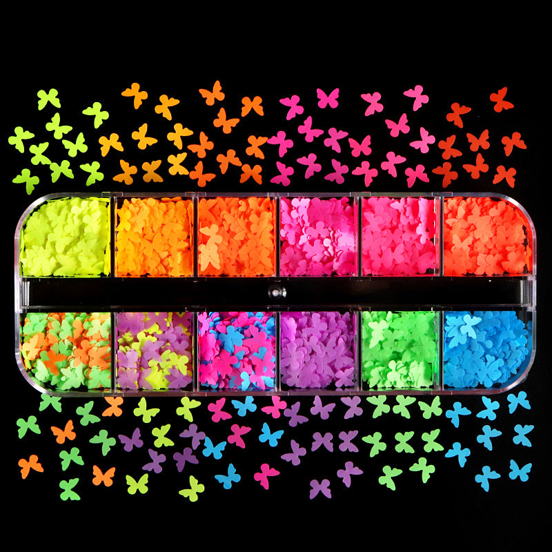 Wholesale Color Nail Art Glitter Sequins Butterfly Love Flowers Stars Manicure DIY Glitter Sequin