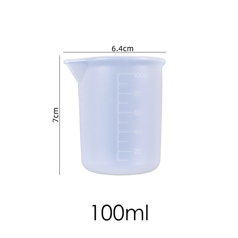 30ml 100ml 250ml 600ml Silicone Measuring Cup UV Epoxy Resin Silicone Mixing Cup DIY Tools Resin Crafts Jewelry Mixing Tool