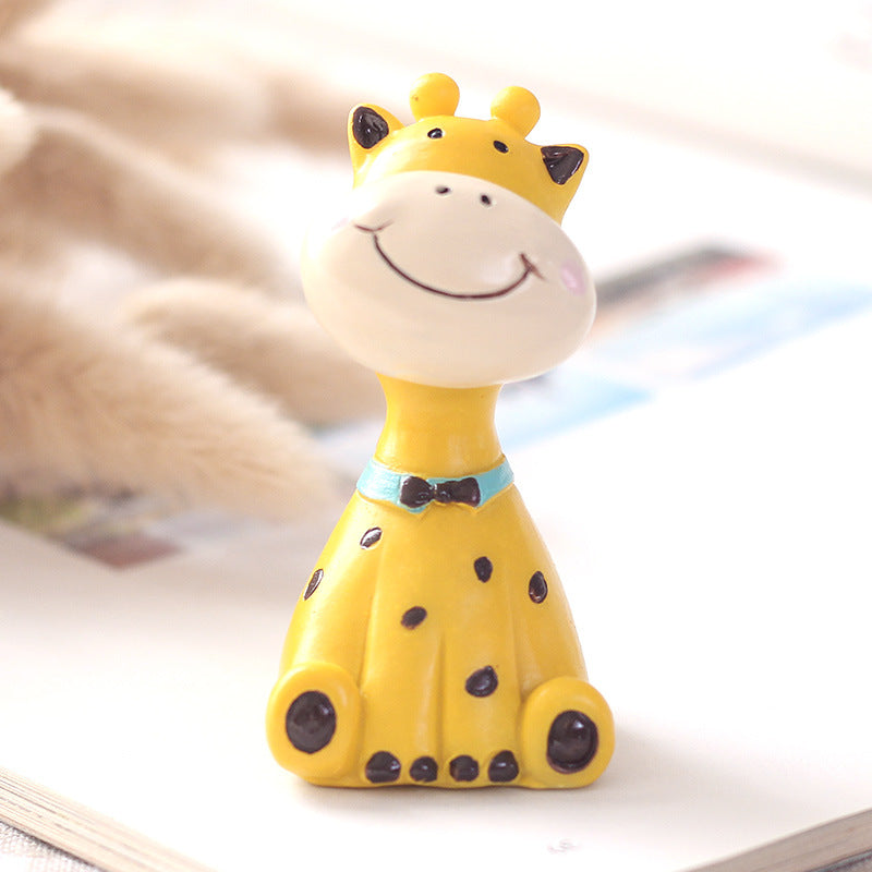 Animal Resin Ornaments Resin Crafts Desktop Cartoon Ornaments Creative Home Decoration Cute Decorative Items