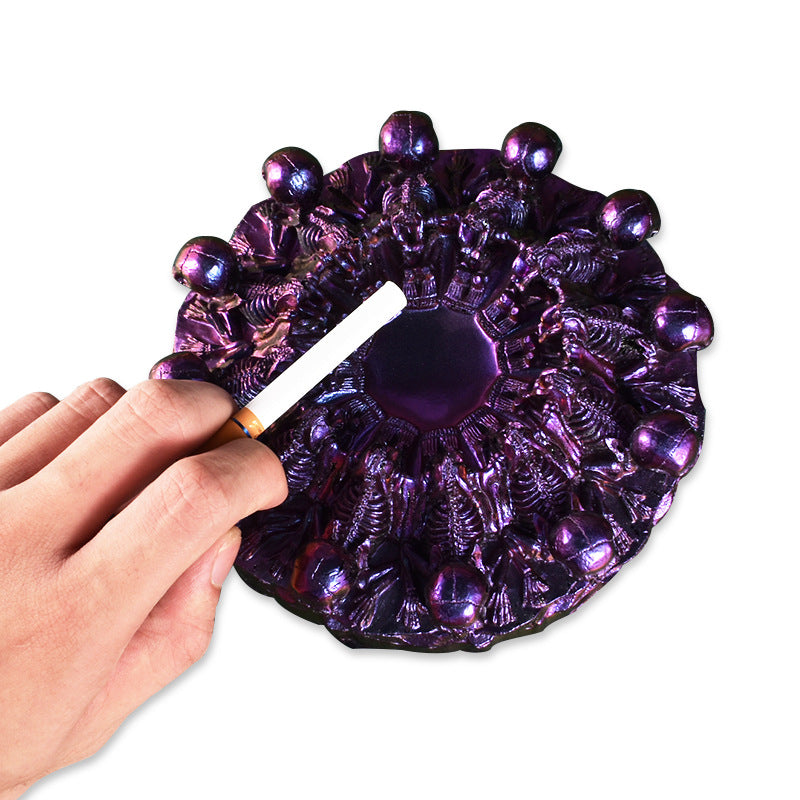 Creative Skull Ashtray Mold for Jewelry Storage Box Handmade Crafts Home Decoration