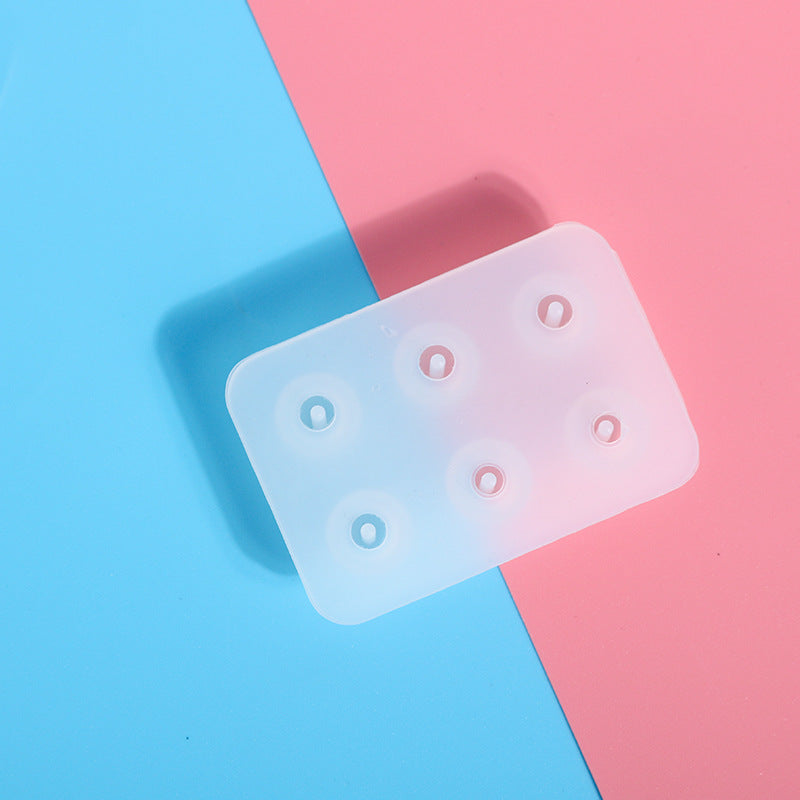 Sphere Cubic Silicone Bead Molds with Hole for DIY Resin Jewelry Casting