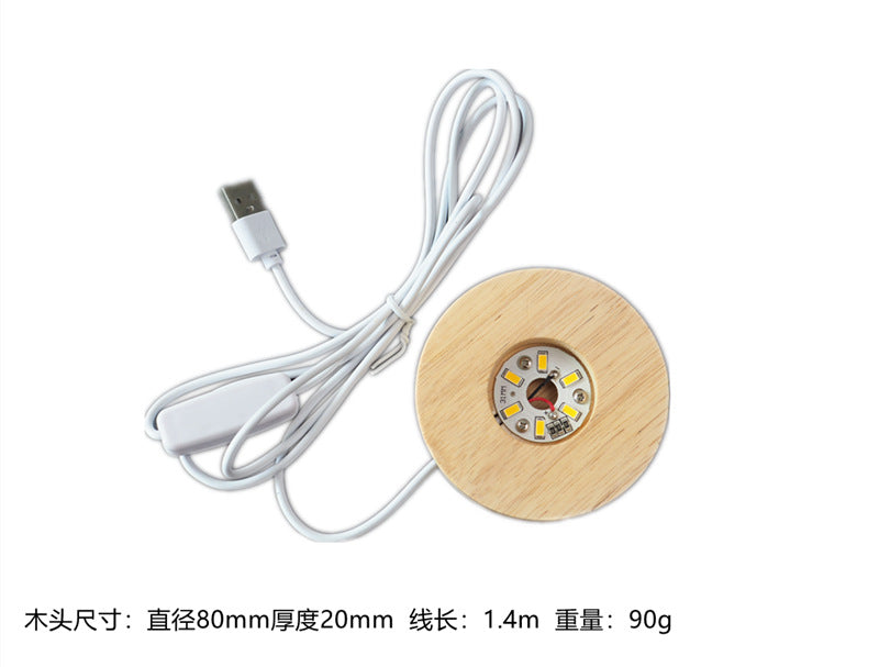 Bottle Shape Lamp Silicone Mold with LED Holder Lamp for Epoxy Resin Crafts Home Decoration