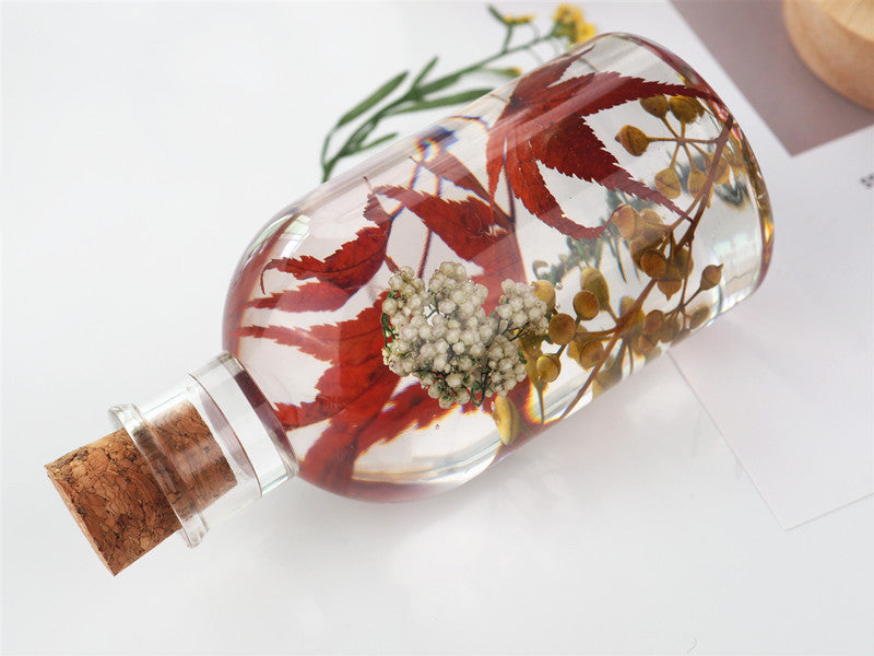 Bottle Shape Lamp Silicone Mold with LED Holder Lamp for Epoxy Resin Crafts Home Decoration