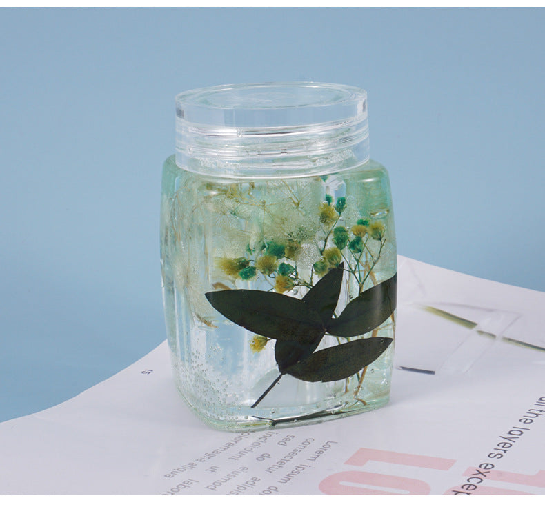 Storage Bottle Mold with Lid for DIY Resin Sealed Jar Making