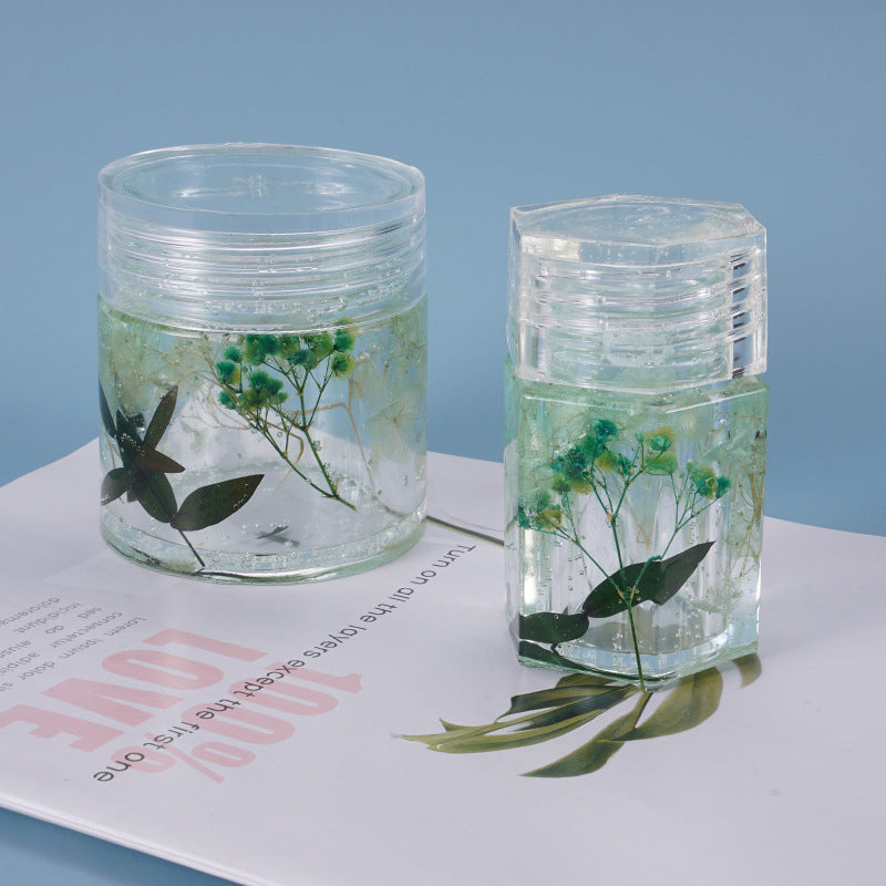 Storage Bottle Mold with Lid for DIY Resin Sealed Jar Making