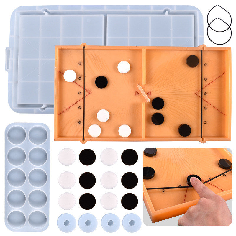 Game Slingshot Games Toy Silicone Mold for DIY Resin Party Home Parent-Child Interaction Toys