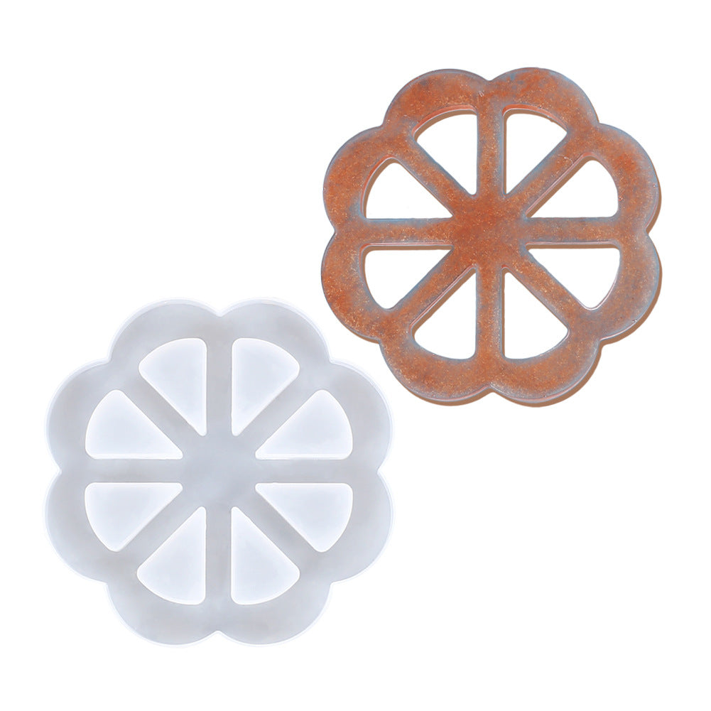 DIY Silicone Irregular Coaster Molds Epoxy Casting Molds for Casting Resin Crafts Cement