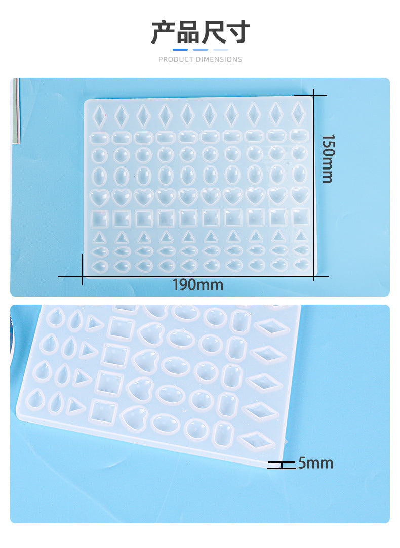 New Mosaic Coaster Silicone Mold for Resin Crafts Home Decoration