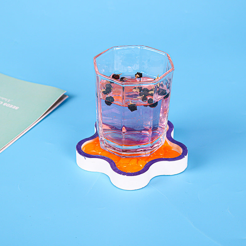 New Mosaic Coaster Silicone Mold for Resin Crafts Home Decoration