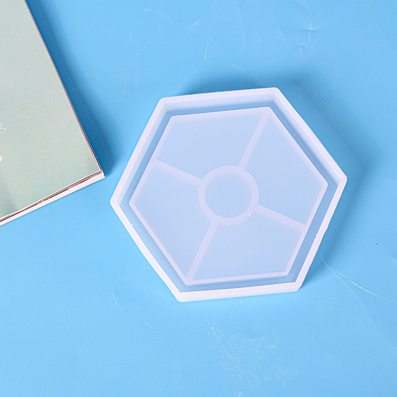 New Mosaic Coaster Silicone Mold for Resin Crafts Home Decoration