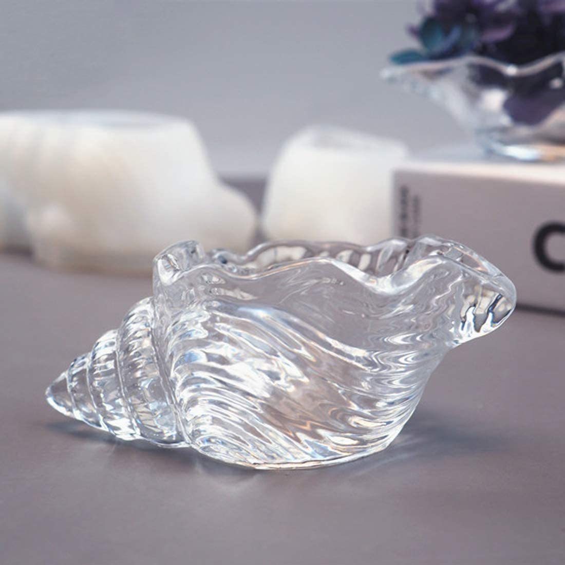 Conch Silicone Mold Creative Resin Tray for Making Jewelry Tray Resin Crafts