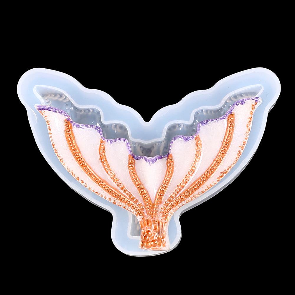 Mermaid Tail Ocean Silicone Molds for DIY Jewelry Tray Making Handmade Party Decoration