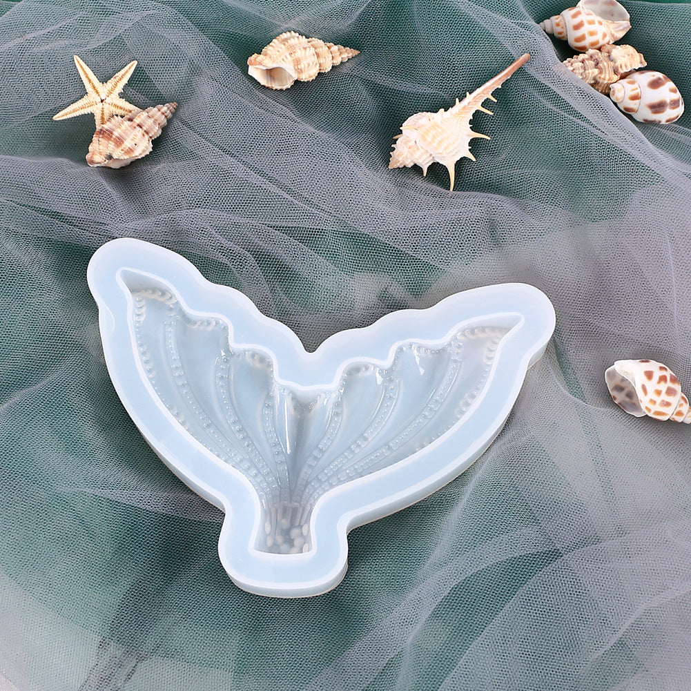 Mermaid Tail Ocean Silicone Molds for DIY Jewelry Tray Making Handmade Party Decoration