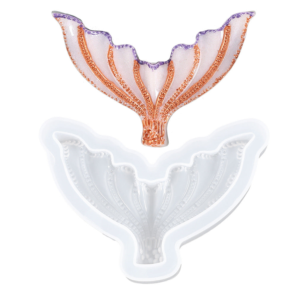 Mermaid Tail Ocean Silicone Molds for DIY Jewelry Tray Making Handmade Party Decoration
