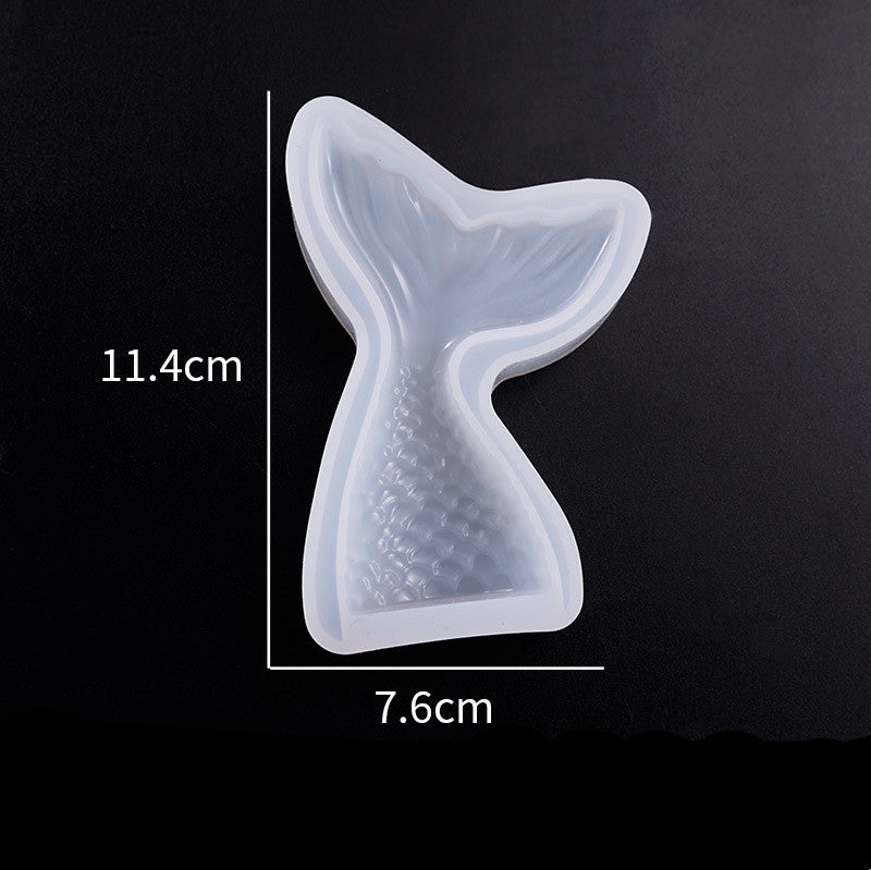Mermaid Tail Ocean Silicone Molds for DIY Jewelry Tray Making Handmade Party Decoration