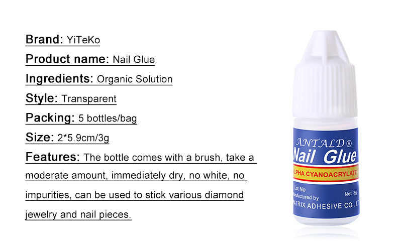 Wholesale 3g Nail Glue Special Glue for Nail Decoration Nail Tips Glue