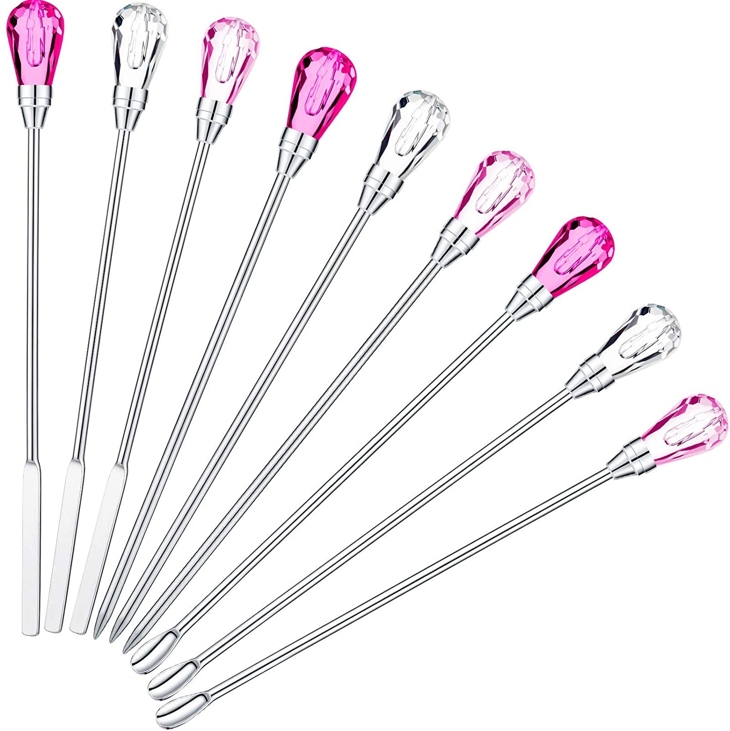 Resin Needle Spoon Tools Set Nail Art Tools for Silicone UV Epoxy Resin Mold Clay Craft DIY