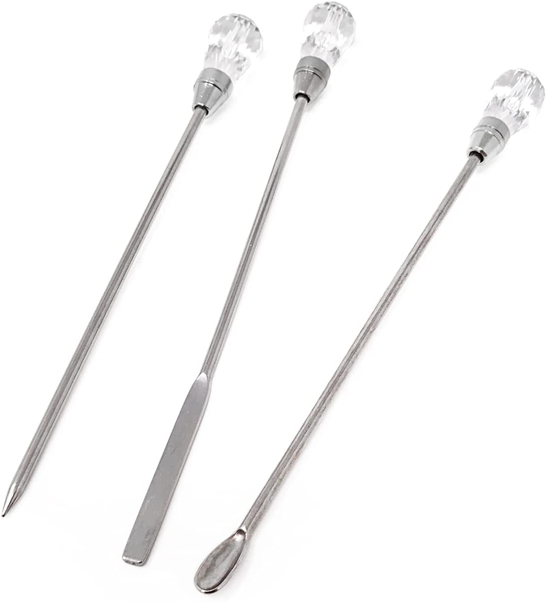 Resin Needle Spoon Tools Set Nail Art Tools for Silicone UV Epoxy Resin Mold Clay Craft DIY