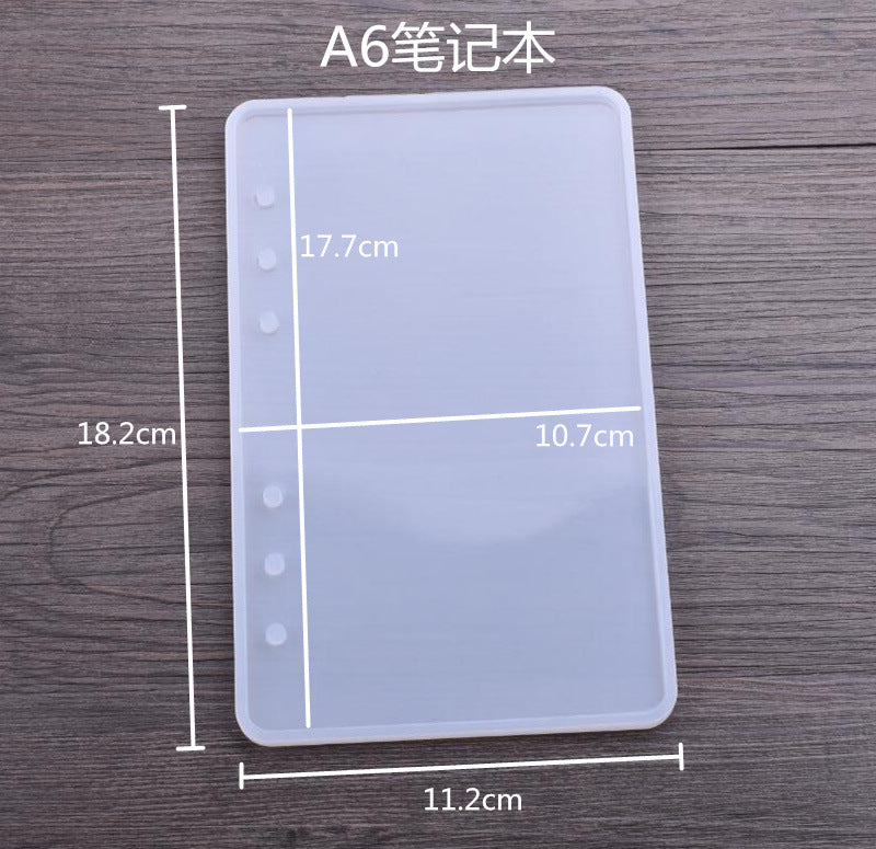 Silicone Notebook Mold Kit for Resin Cover A5 A6 A7 Notebook Resin DIY