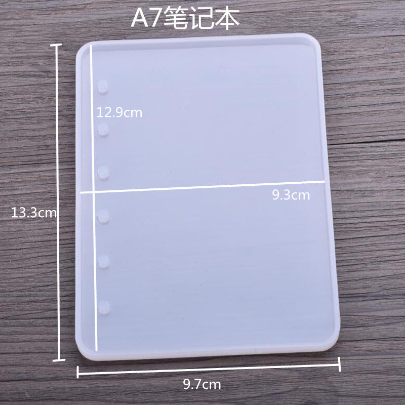 Silicone Notebook Mold Kit for Resin Cover A5 A6 A7 Notebook Resin DIY