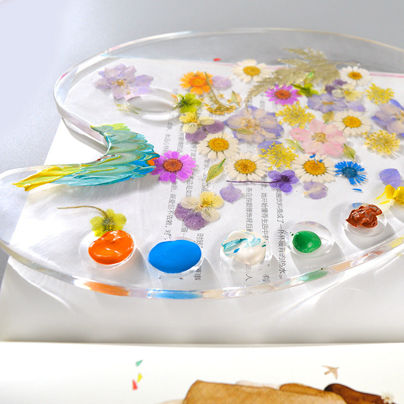 Silicone Color Palette Mold for Artistic Creation and Painting