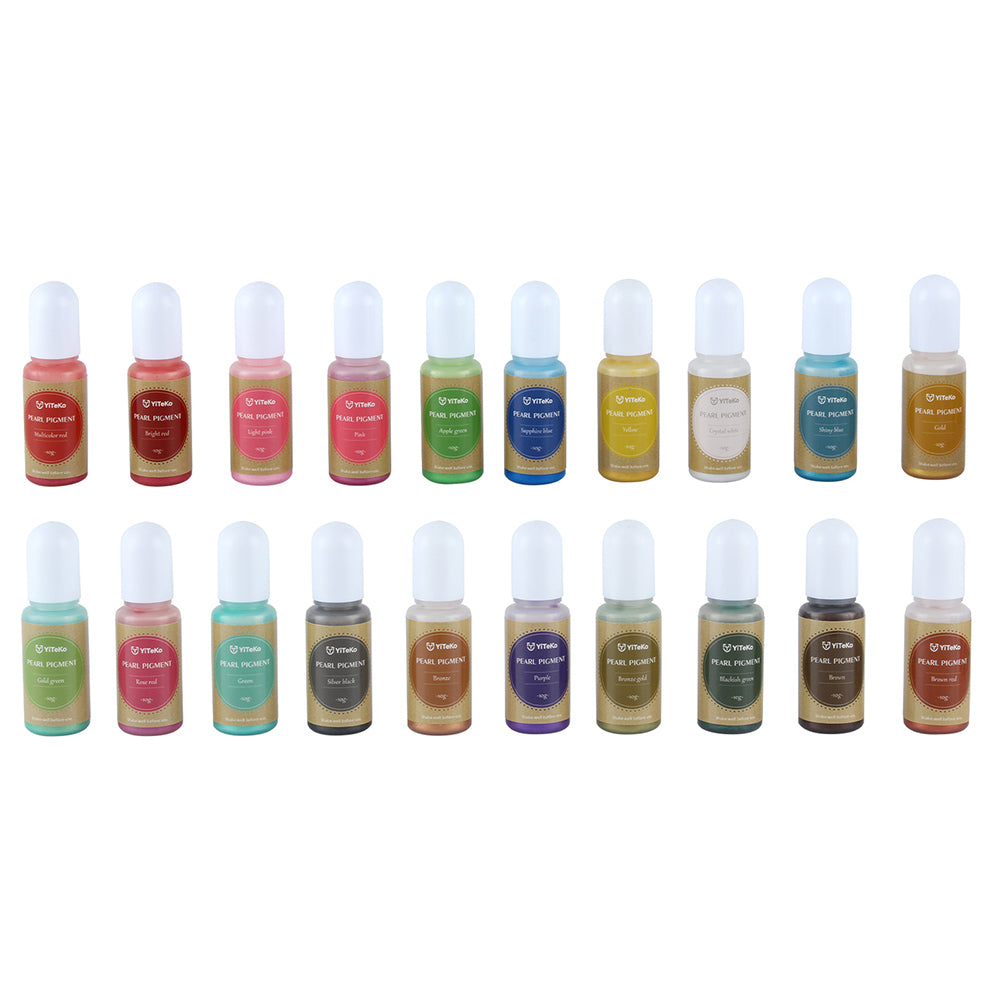 20 Colors Resin Colorant Pearl Pigment for Jewelry Making