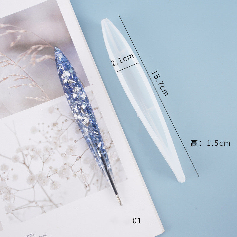 Silicone Ballpoint Pens Molds Epoxy Resin Casting Molds for DIY Resin Crafts Making