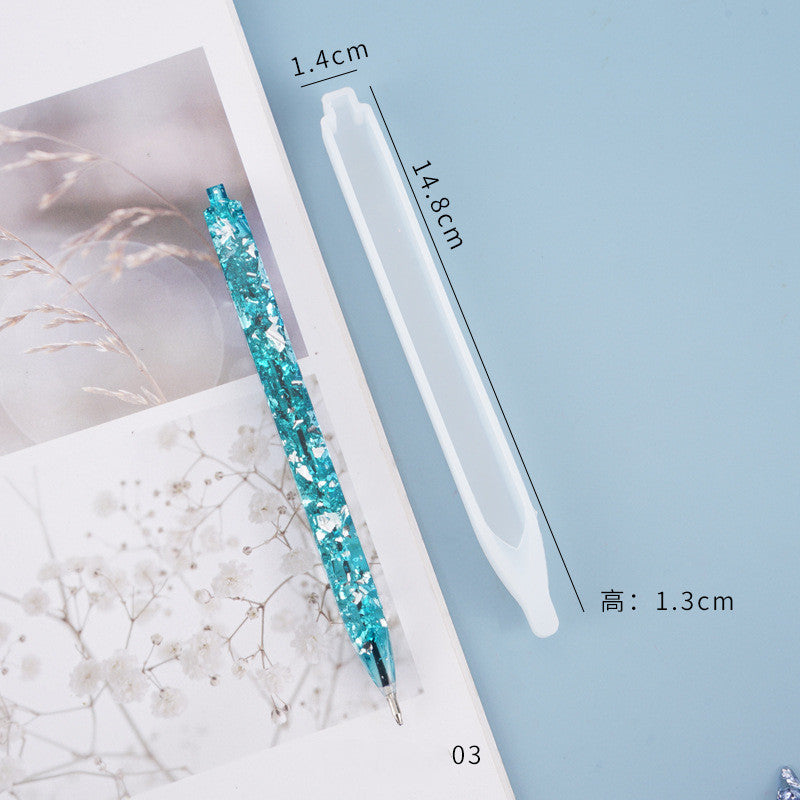 Silicone Ballpoint Pens Molds Epoxy Resin Casting Molds for DIY Resin Crafts Making