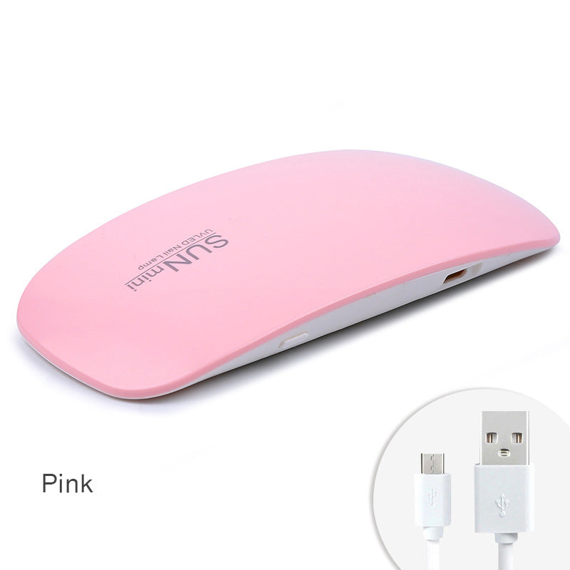 Mouse LED Phototherapy Lamp UV Nail Lamp Portable USB Nail Baking Lamp 6W