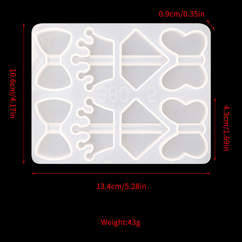 Silicone Topper Resin Straw Molds for Straws DIY Crafts Drink Decoration Making Casting