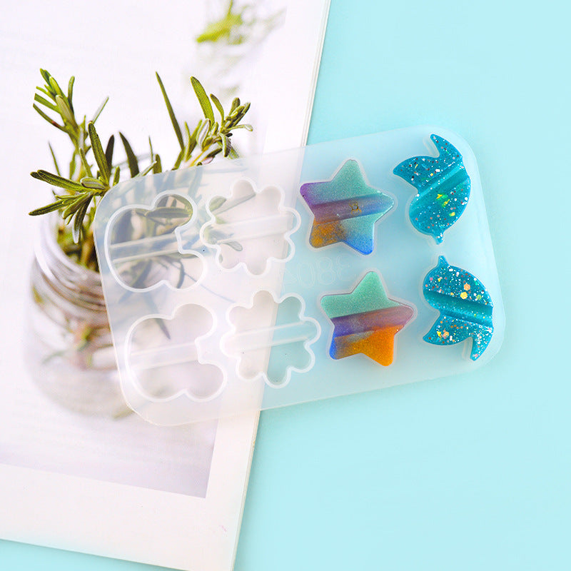 Silicone Topper Resin Straw Molds for Straws DIY Crafts Drink Decoration Making Casting