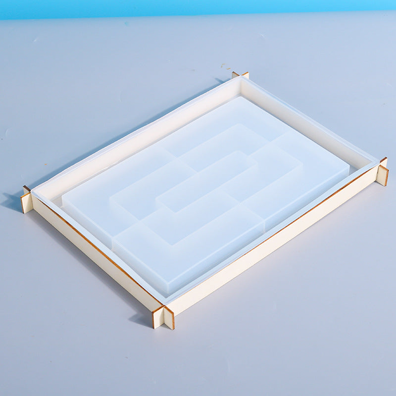 Silicone Tetris Cube Tray Molds for Making DIY Resin Crafts Toy