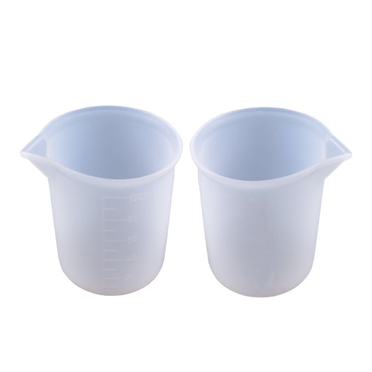 30ml 100ml 250ml 600ml Silicone Measuring Cup UV Epoxy Resin Silicone Mixing Cup DIY Tools Resin Crafts Jewelry Mixing Tool