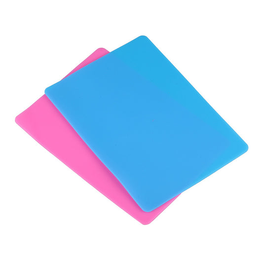 Crystal UV Epoxy Resin Silicone Mat DIY Jewelry Making Desktop Mat Metal Frame Bezel Bottom Mat