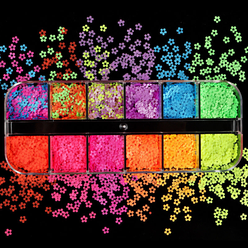 Wholesale Color Nail Art Glitter Sequins Butterfly Love Flowers Stars Manicure DIY Glitter Sequin