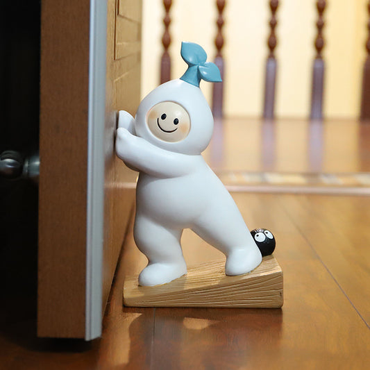 Cartoon Radish Resin Doorstop Home Door Stopper Creative Resin Crafts Resin Book Stand Bookends Ornaments