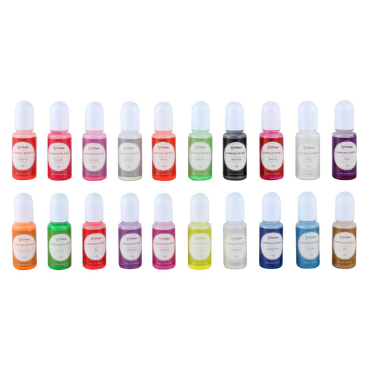 20 Colors Resin Colorant Glow Luminous Pigment for Resin Crafts