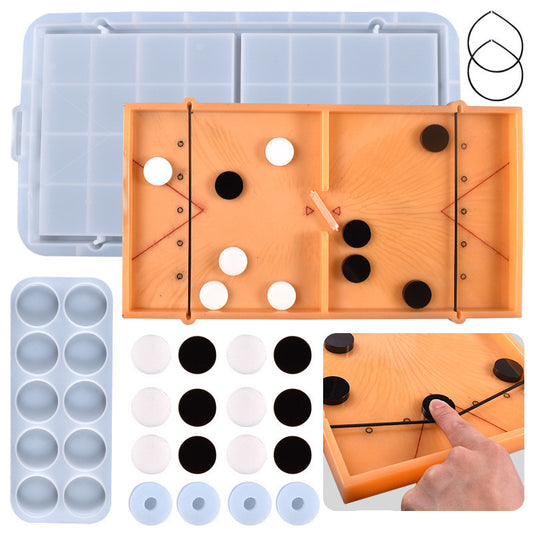 Game Slingshot Games Toy Silicone Mold for DIY Resin Party Home Parent-Child Interaction Toys