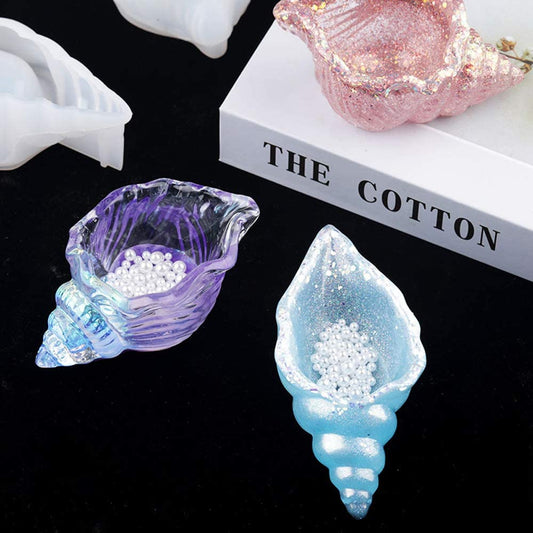 Conch Silicone Mold Creative Resin Tray for Making Jewelry Tray Resin Crafts