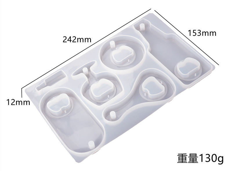 Silicone Corkscrew Molds for DIY Resin Beer Spanner Bottle Opener Making