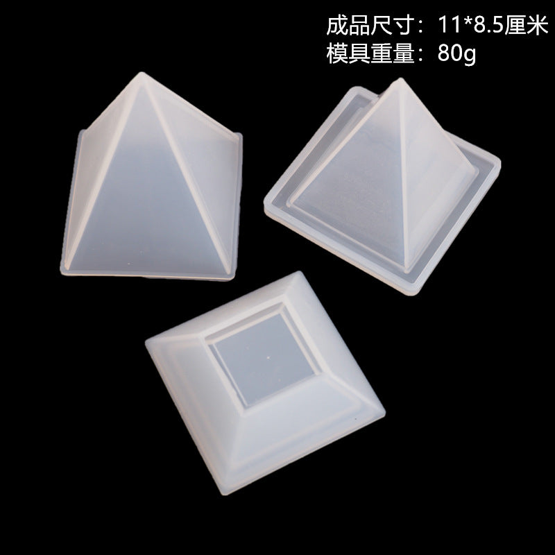 DIY Silicone Cut Diamond Storage Box Mold for Jewelry Transparent Resin Decorative Craft