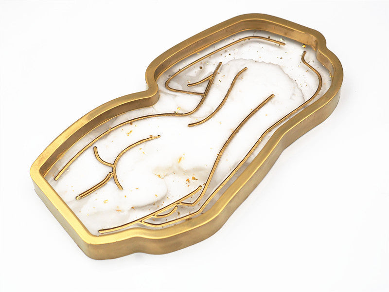 Abstract Silicone Body Art Tray Molds for DIY Resin Coasters Resin Artwork and Home Decor