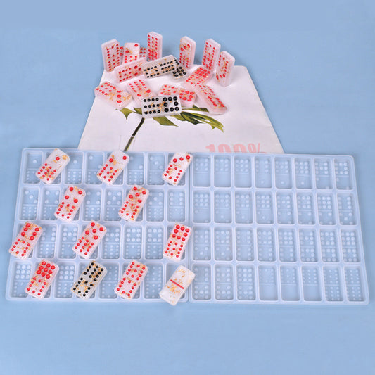 Domino Silicone Mold for Casting Resin Personalized Dominoes